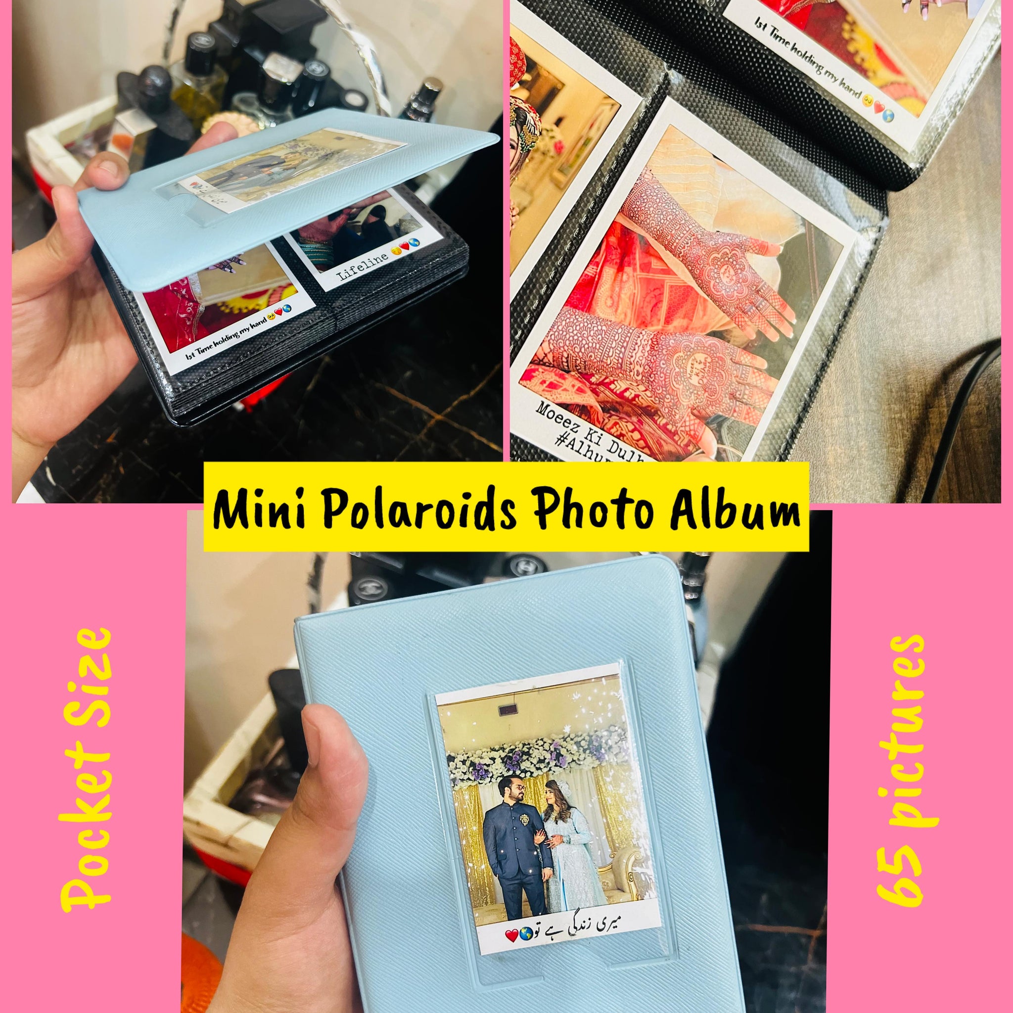 Mini Album with 65 polaroids